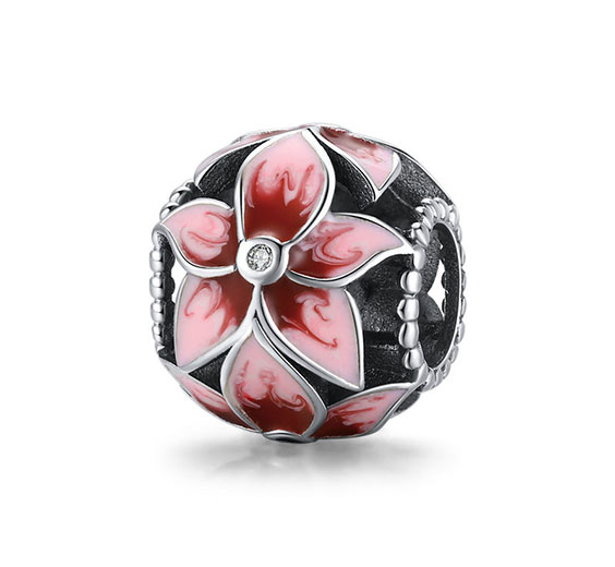 Charm Abalorio de flores